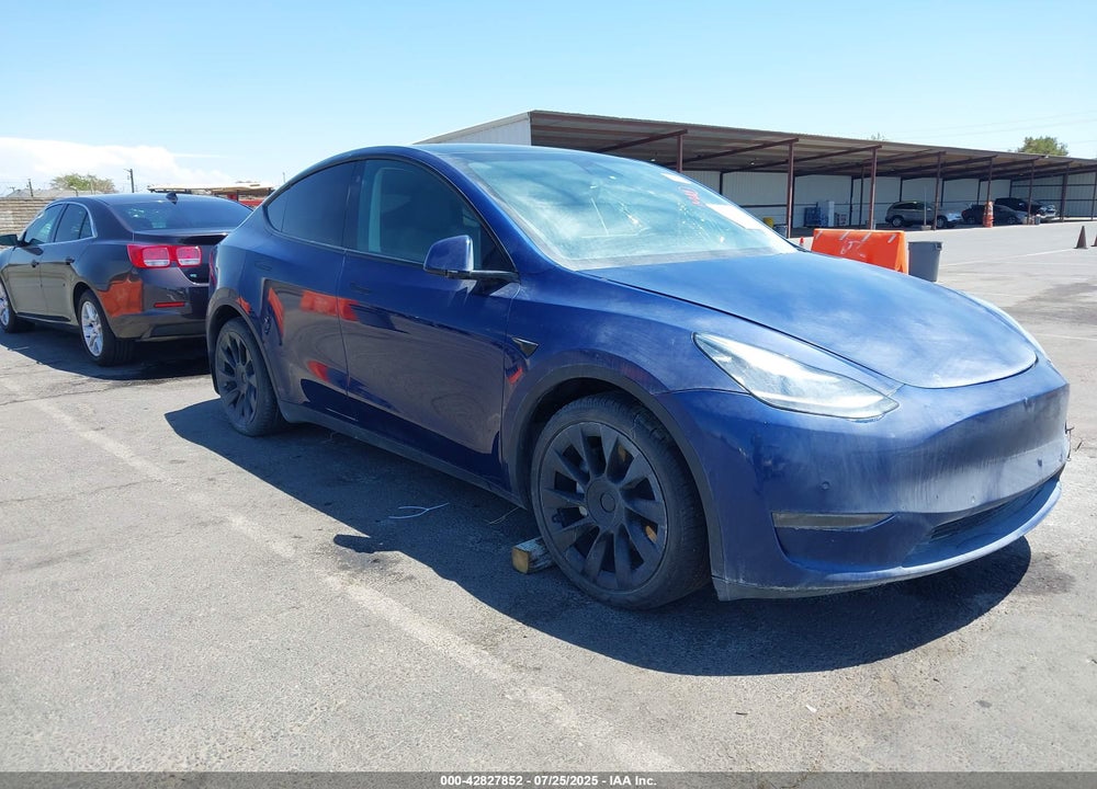 2021 TESLA MODEL Y LONG RANGE DUAL MOTOR ALL-WHEEL DRIVE VIN: 5YJYGDEEXMF067965