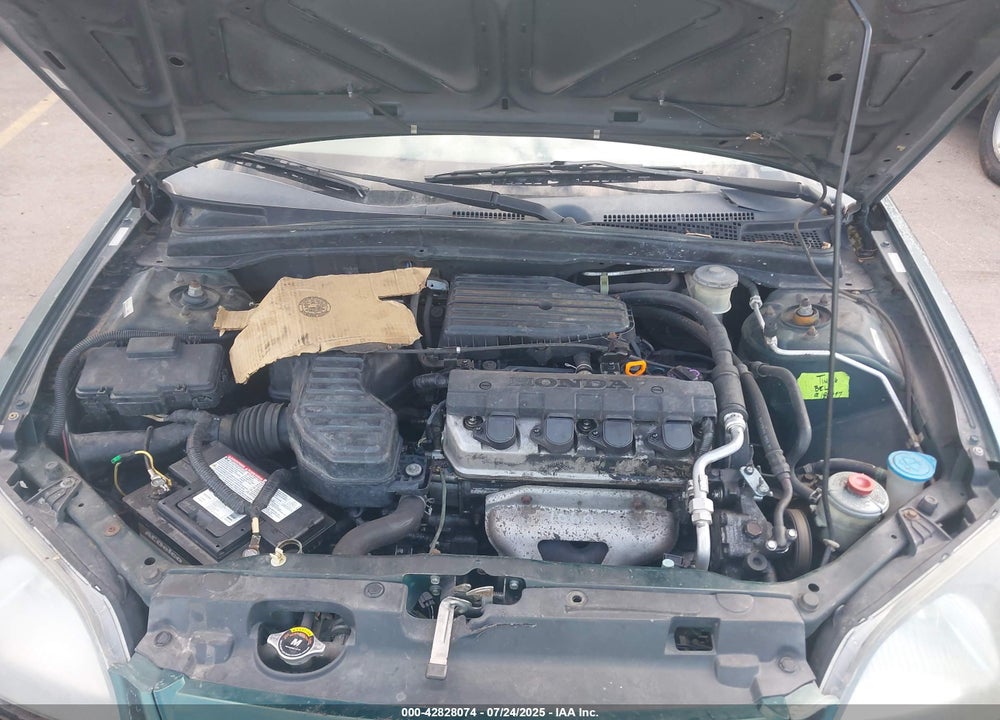 2002 HONDA CIVIC DX VIN: 2HGES16182H552156