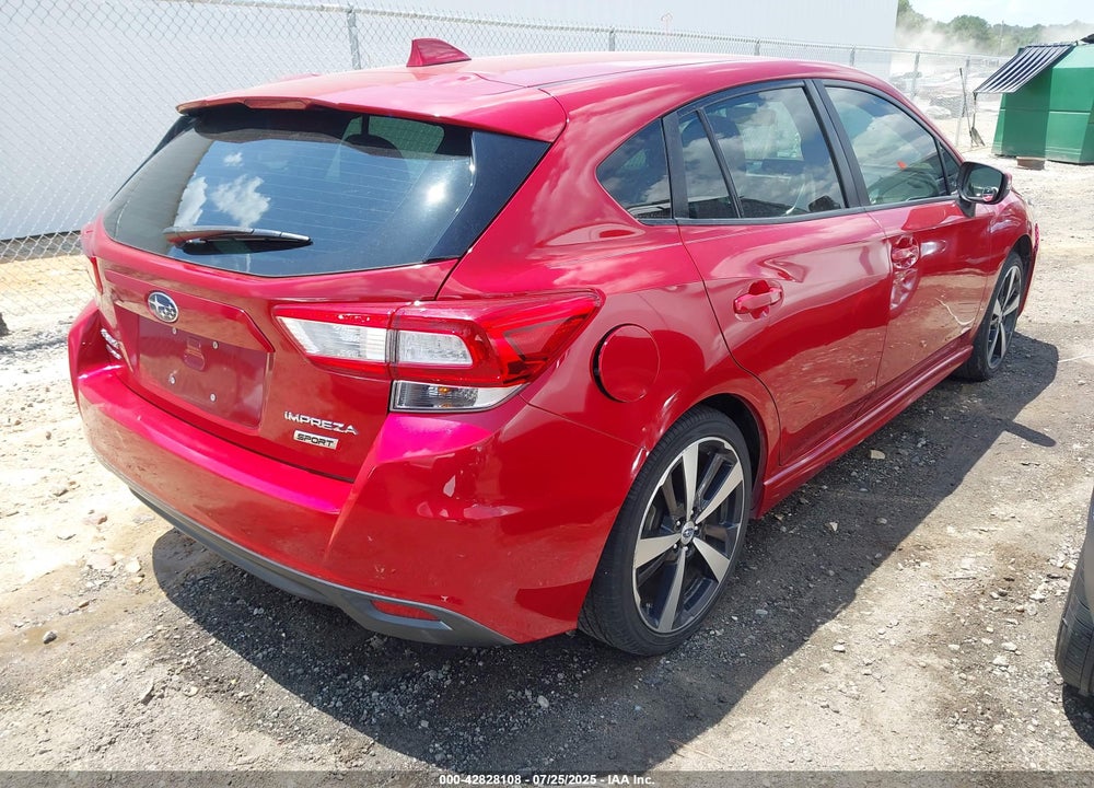 2018 SUBARU IMPREZA VIN: 4S3GTAK63J3751994