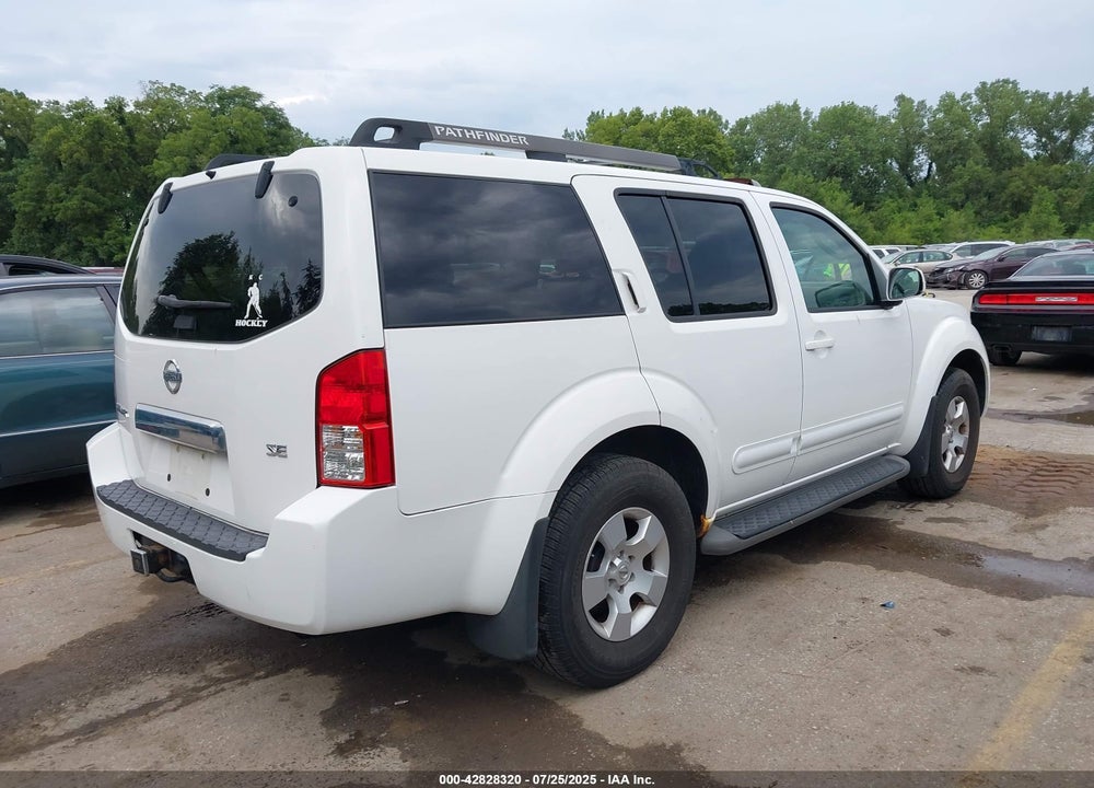 2007 NISSAN PATHFINDER VIN: 5N1AR18W37C608298