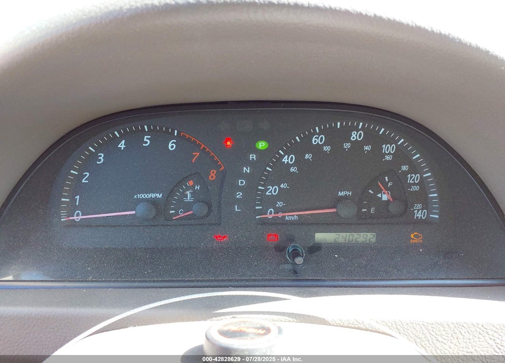 2004 TOYOTA CAMRY VIN: JTDBE32K340264927
