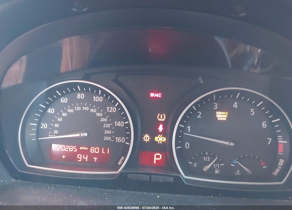 2007 BMW X3 VIN: WBXPC93447WF23351