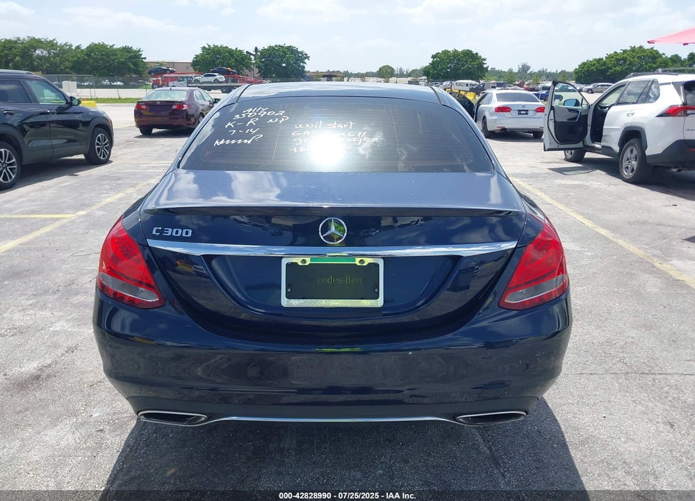 2018 MERCEDES-BENZ C 300 VIN: WDDWF4JB8JR350902