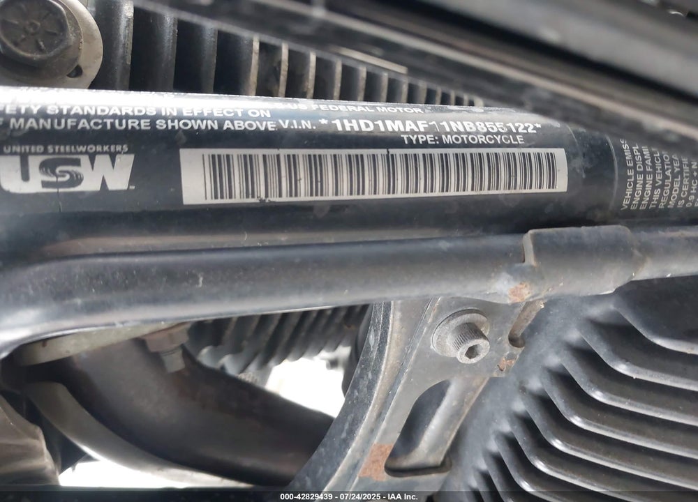 2022 HARLEY-DAVIDSON FLHTCUTG VIN: 1HD1MAF11NB855122
