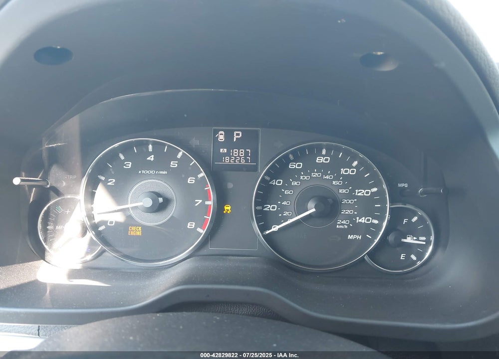 2012 SUBARU OUTBACK VIN: 4S4BRBGC8C3259005
