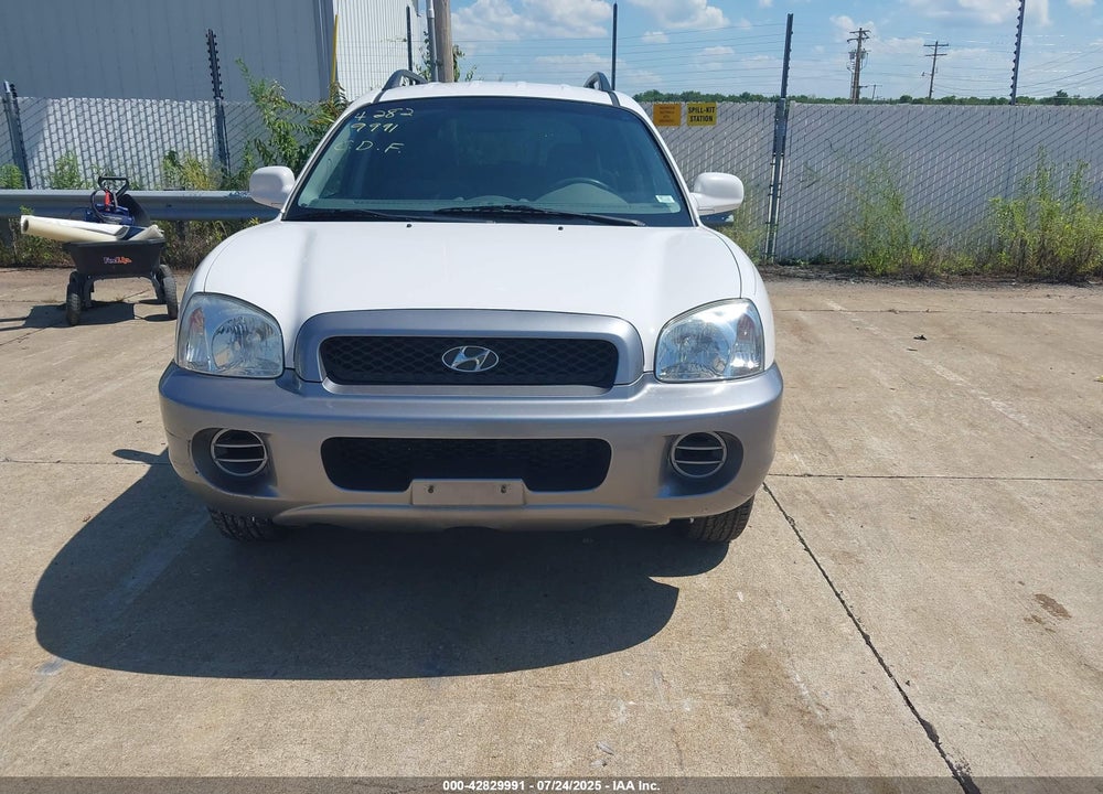 2004 HYUNDAI SANTA FE VIN: KM8SB12B94U649586