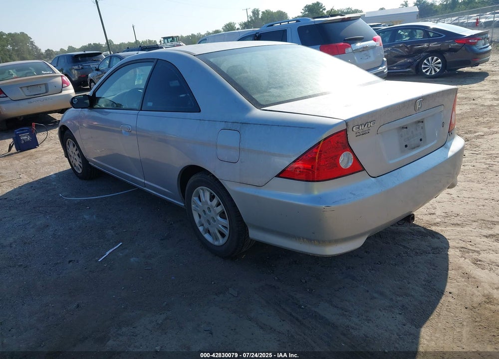 2005 HONDA CIVIC VIN: 1HGEM22535L075913