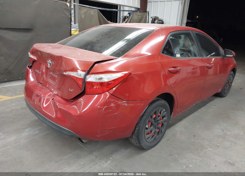 2015 TOYOTA COROLLA VIN: 5YFBURHEXFP362028