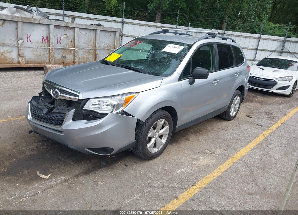 2016 SUBARU FORESTER 2.5I VIN: JF2SJABC0GH547138