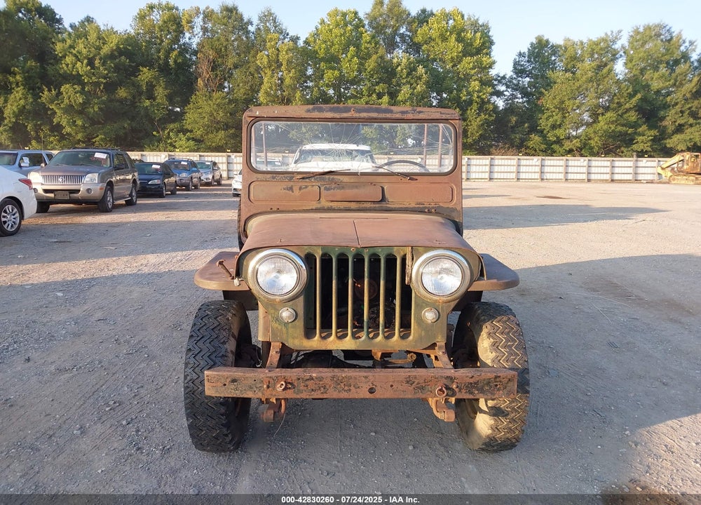 1952 JEEP WILLY VIN: 452GB119289