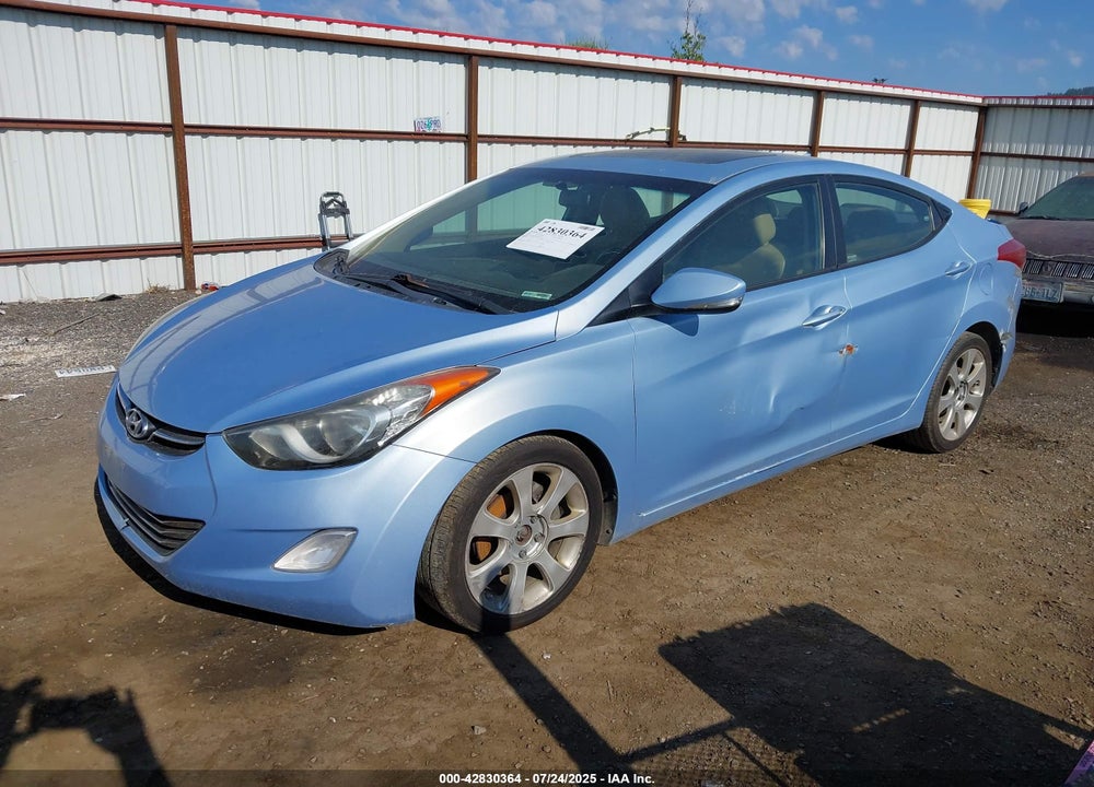 2011 HYUNDAI ELANTRA VIN: KMHDH4AEXBU109455