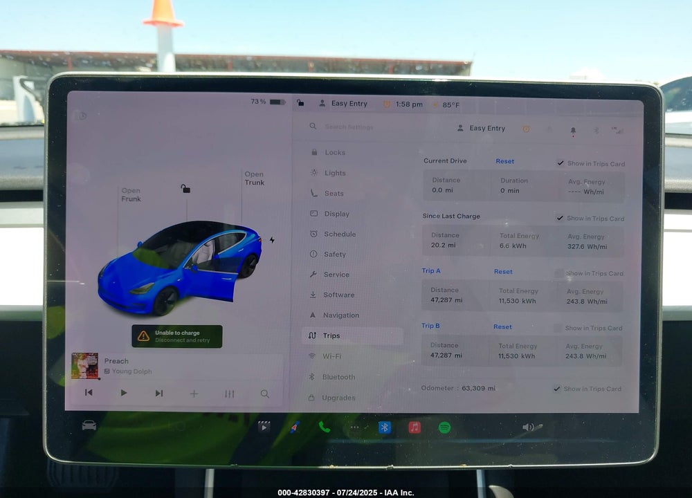 2018 TESLA MODEL 3 LONG RANGE/MID RANGE VIN: 5YJ3E1EAXJF166387