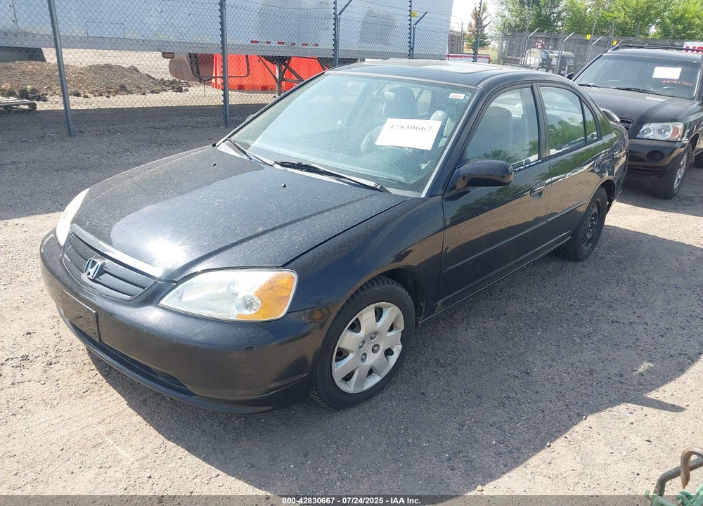 2001 HONDA CIVIC EX VIN: 1HGES26771L047351