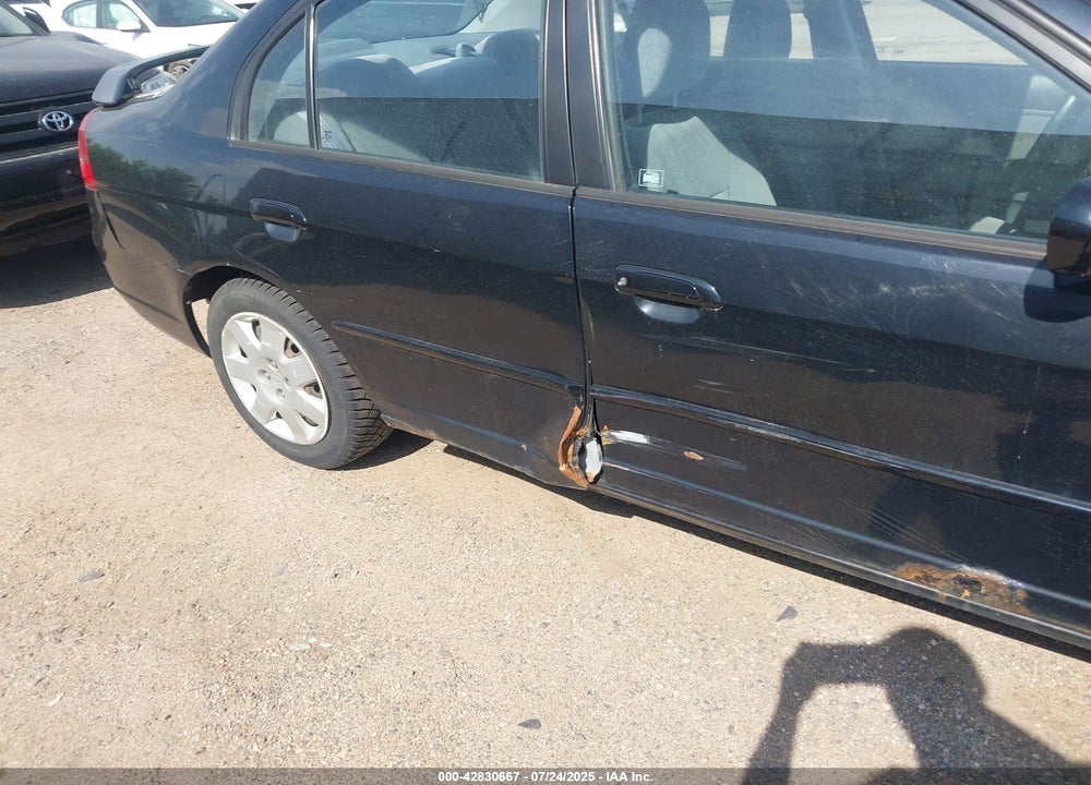 2001 HONDA CIVIC EX VIN: 1HGES26771L047351