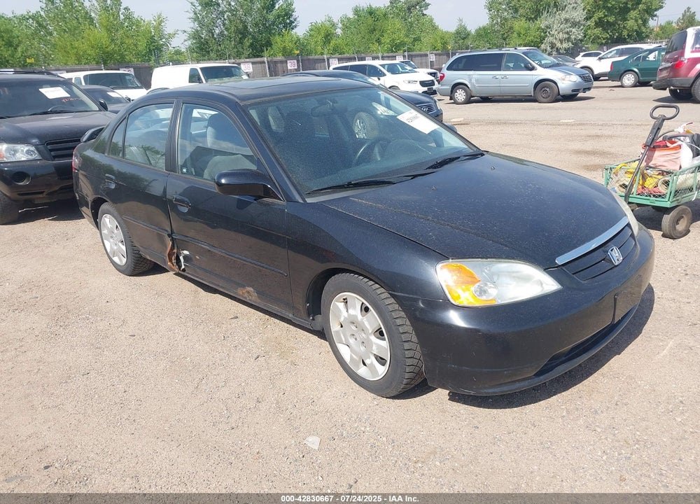2001 HONDA CIVIC EX VIN: 1HGES26771L047351