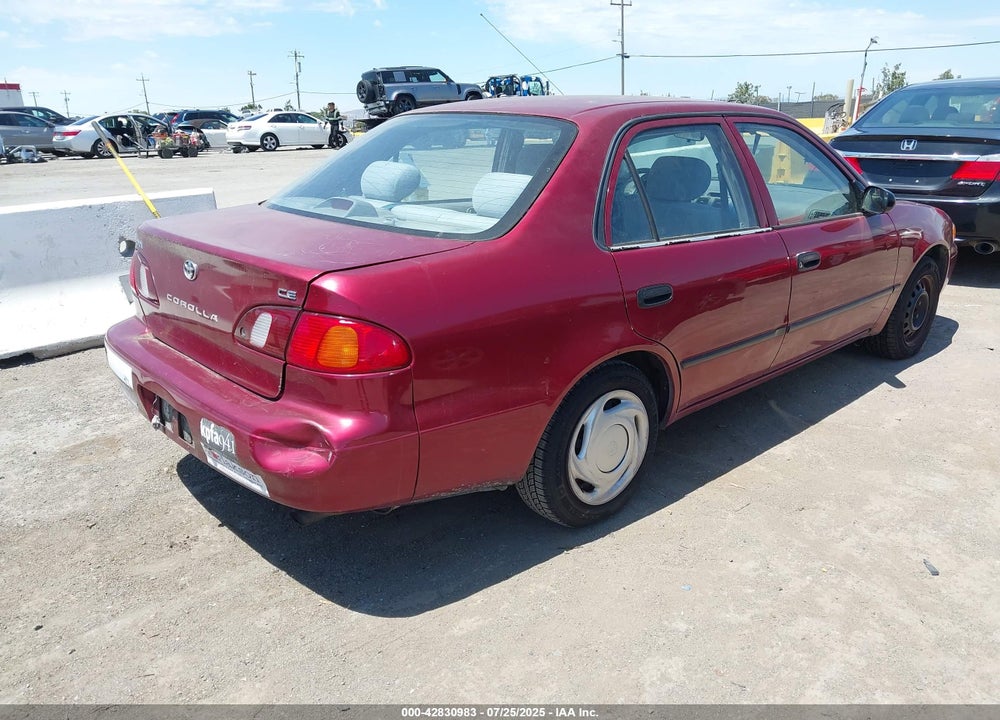 2000 TOYOTA COROLLA VIN: 1NXBR12EXYZ379988