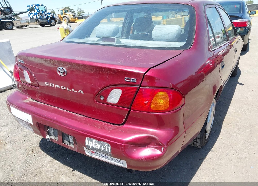 2000 TOYOTA COROLLA VIN: 1NXBR12EXYZ379988