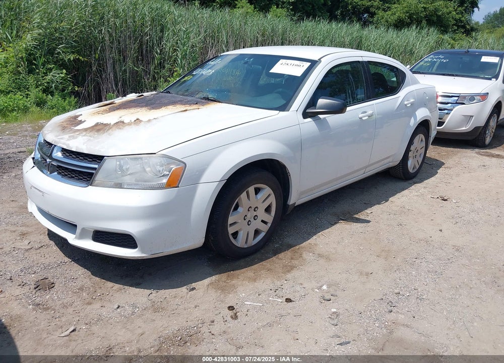 2014 DODGE AVENGER VIN: 1C3CDZAB0EN190628