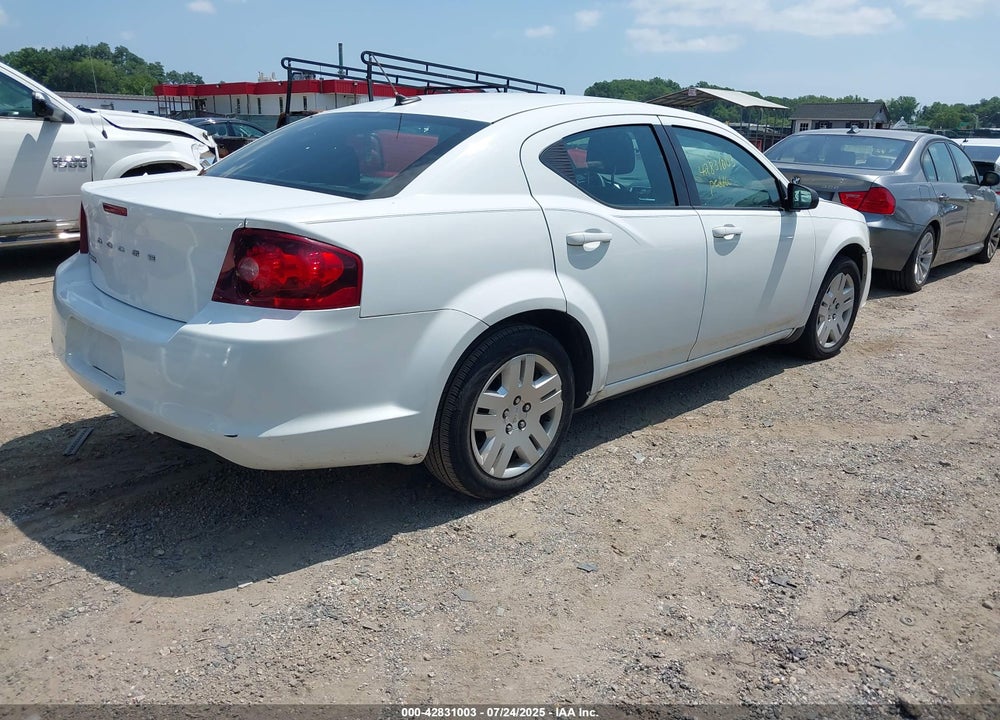 2014 DODGE AVENGER VIN: 1C3CDZAB0EN190628