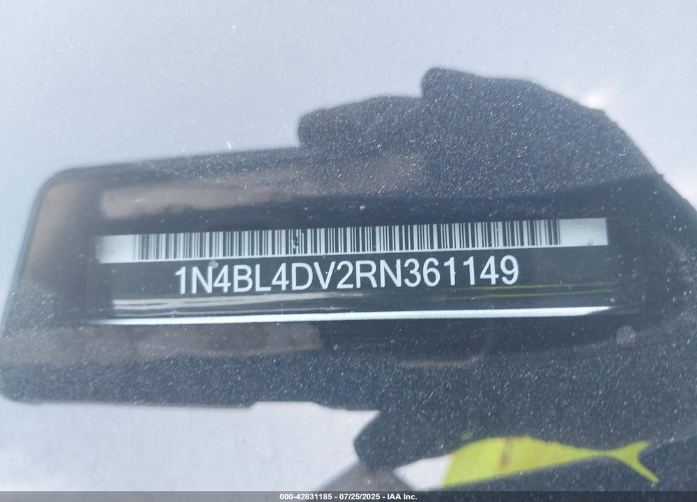 2024 NISSAN ALTIMA VIN: 1N4BL4DV2RN361149