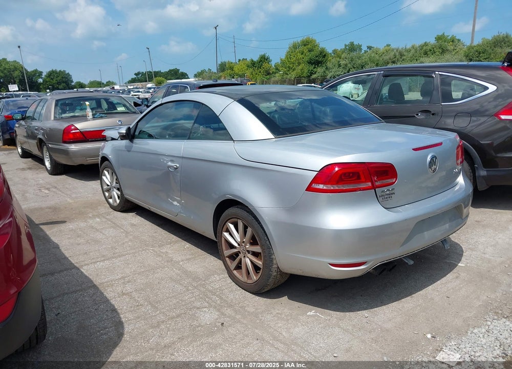 2012 VOLKSWAGEN EOS VIN: WVWBW7AH3CV010825
