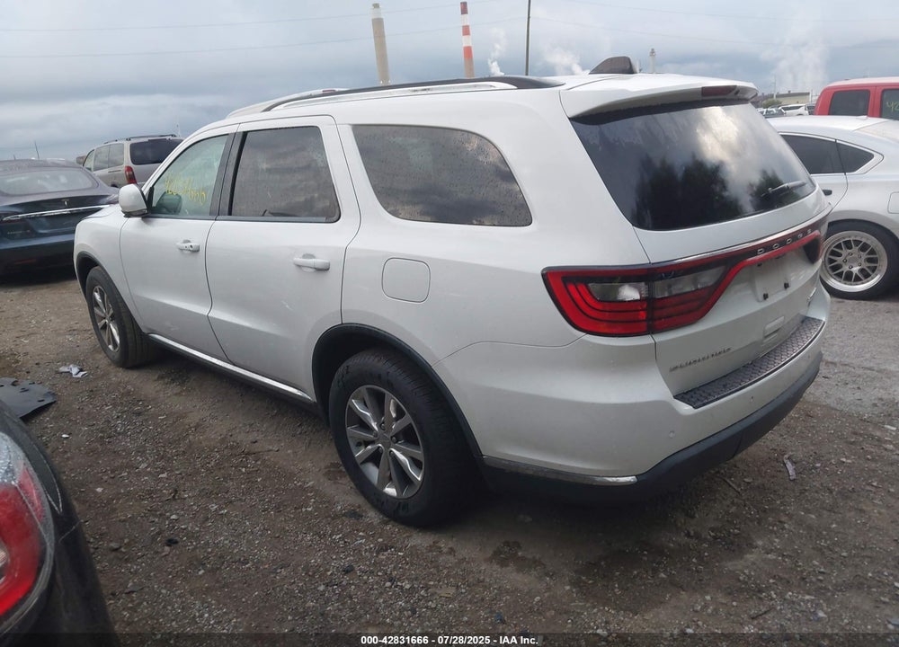 2015 DODGE DURANGO VIN: 1C4RDHDG9FC896520