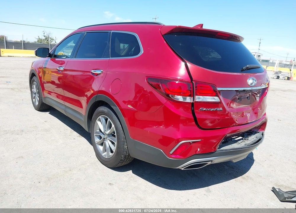 2017 HYUNDAI SANTA FE VIN: KM8SN4HF3HU196798