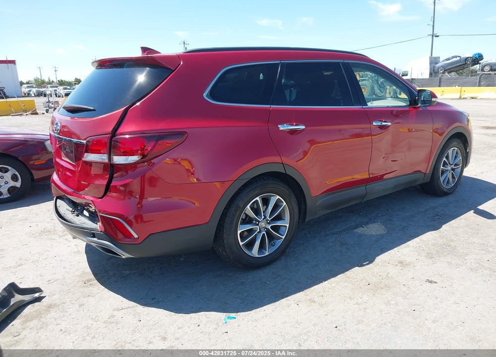 2017 HYUNDAI SANTA FE VIN: KM8SN4HF3HU196798