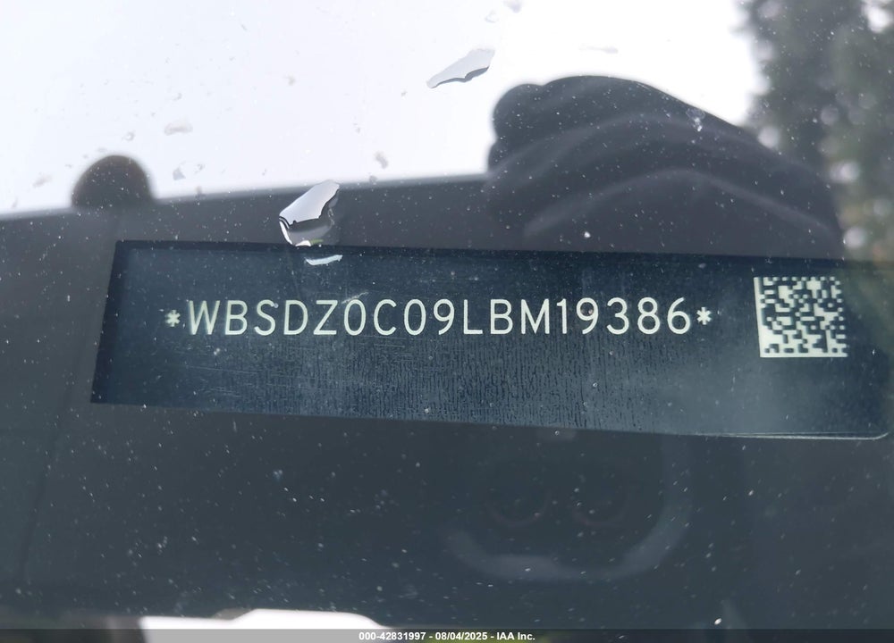 2020 BMW M8 VIN: WBSDZ0C03LBM09386