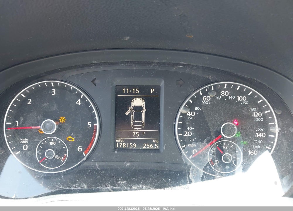 2012 VOLKSWAGEN PASSAT VIN: 1VWCN7A31CC071983