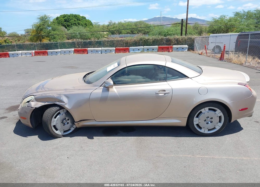 2005 LEXUS SC 430 VIN: JTHFN48Y550069687