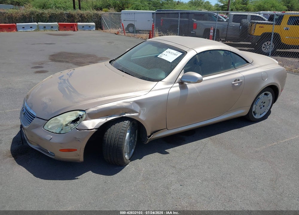 2005 LEXUS SC 430 VIN: JTHFN48Y550069687