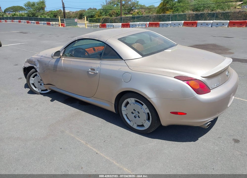 2005 LEXUS SC 430 VIN: JTHFN48Y550069687