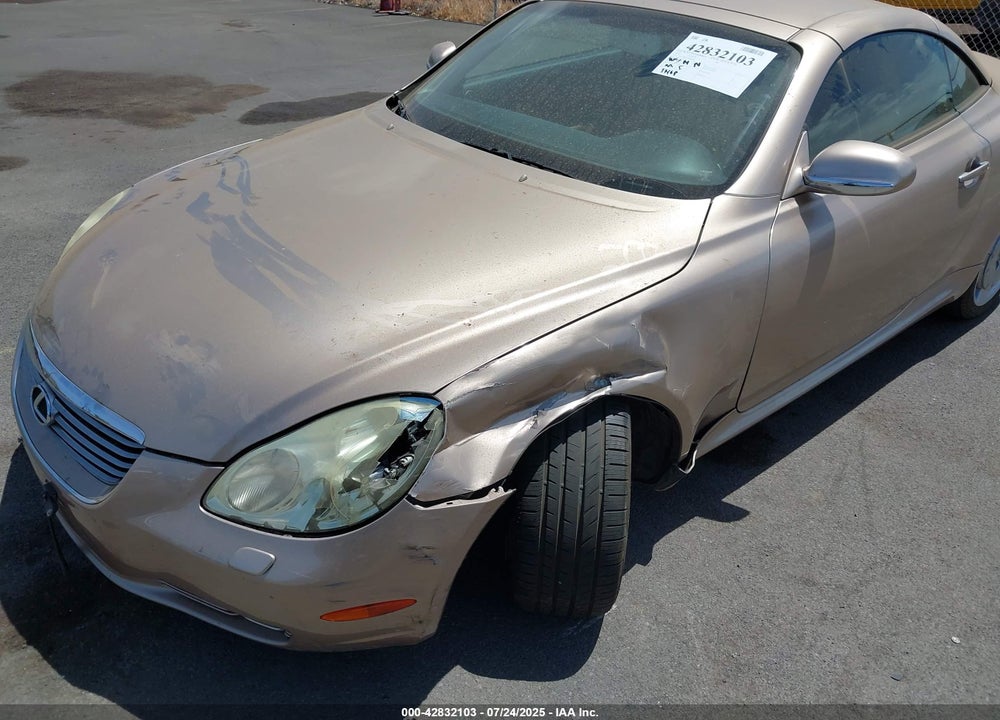 2005 LEXUS SC 430 VIN: JTHFN48Y550069687