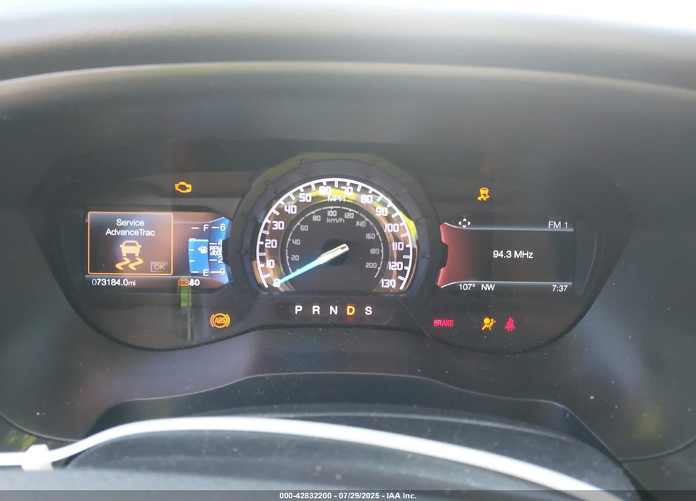 2019 FORD RANGER VIN: 1FTER4EHXKLA36734