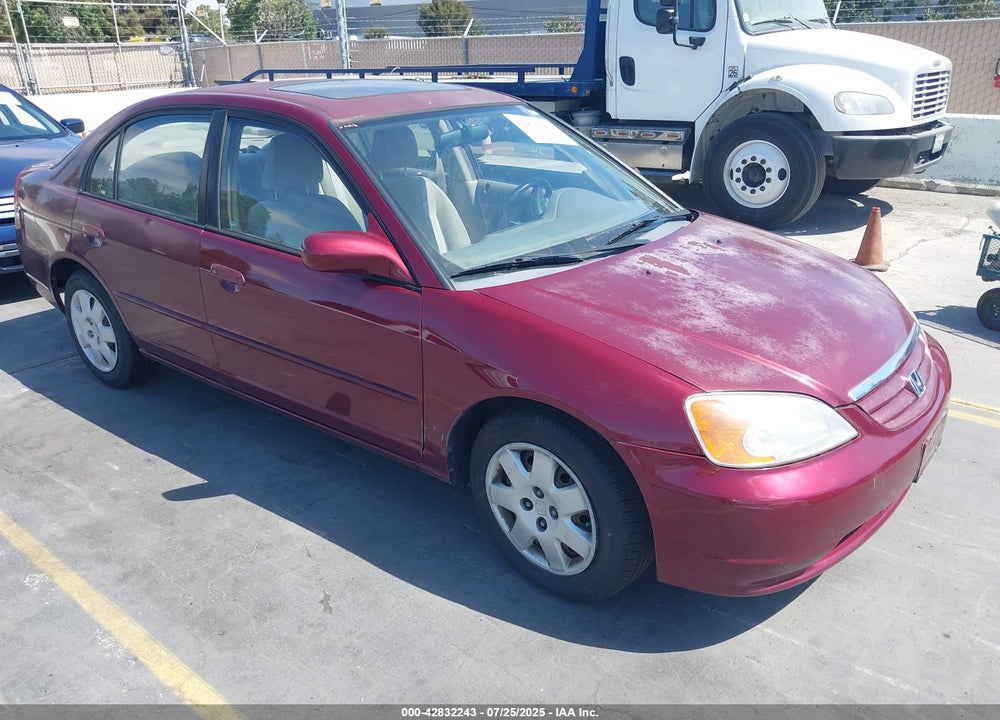 2002 HONDA CIVIC EX VIN: 2HGES26732H589142