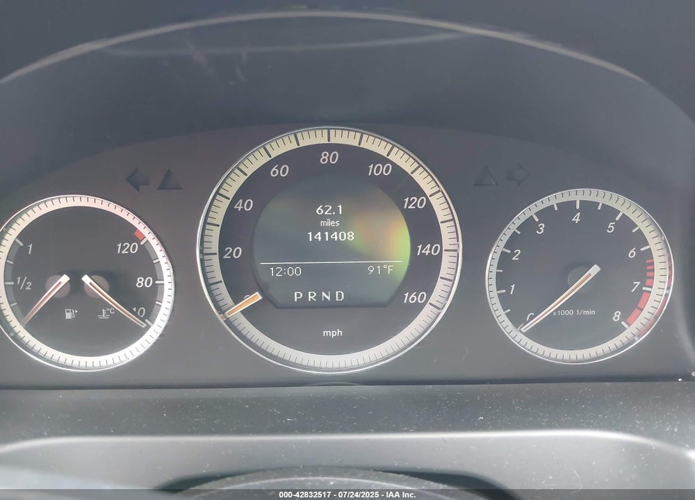 2008 MERCEDES-BENZ C CLASS VIN: WDDGF54X88F129149