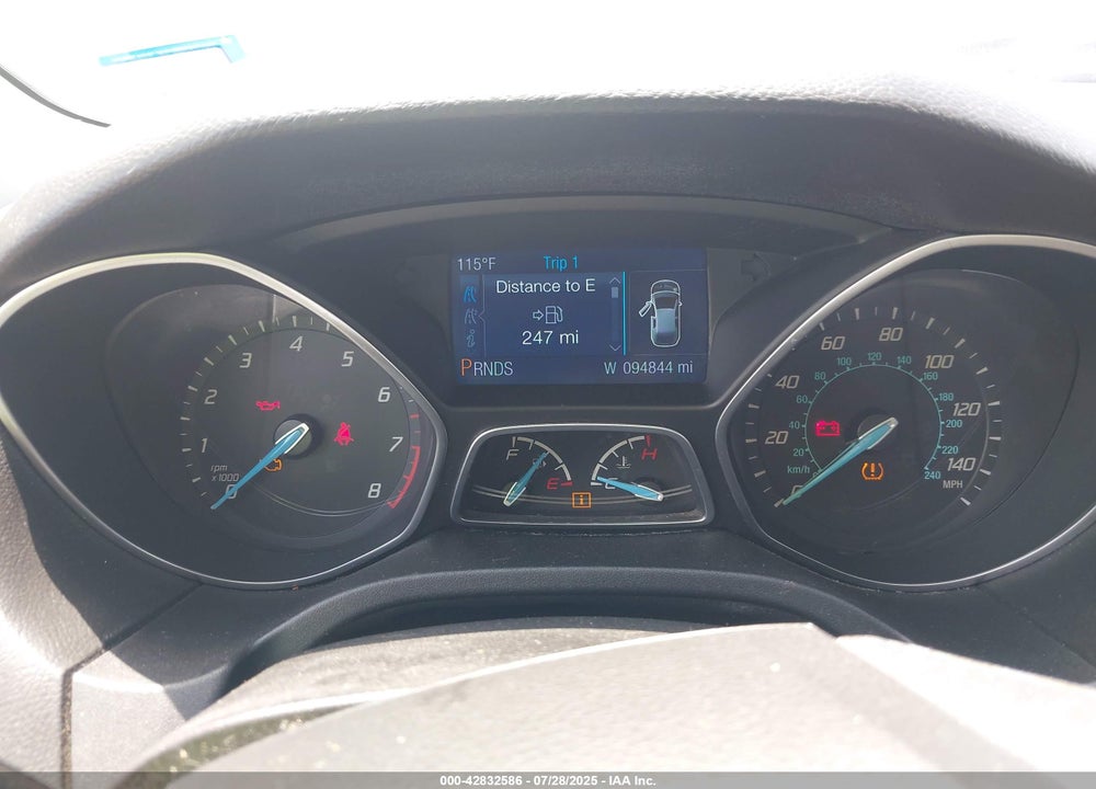 2014 FORD FOCUS VIN: 1FADP3K29EL253715