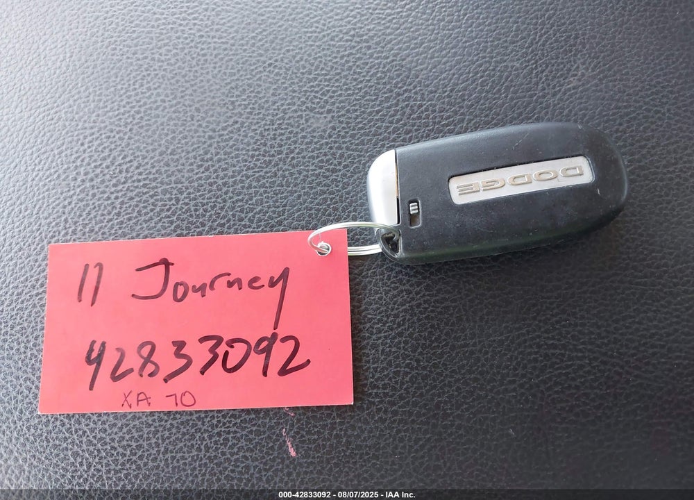 2011 DODGE JOURNEY CREW VIN: 3D4PH3FG4BT570105