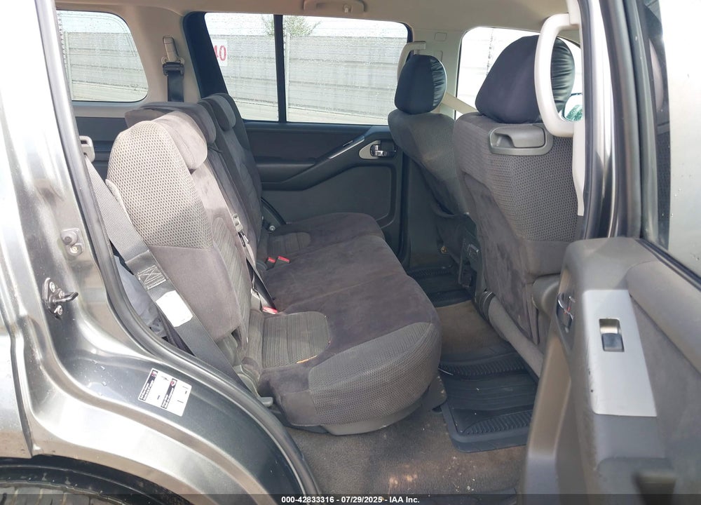 2007 NISSAN PATHFINDER VIN: 5N1AR18U17C605771