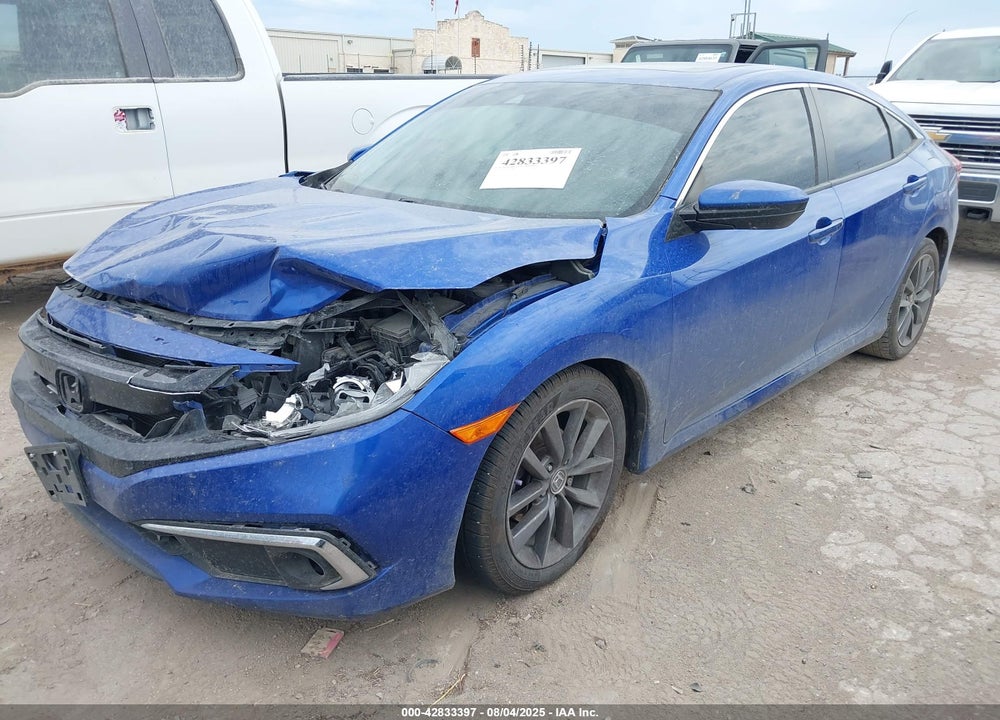 2019 HONDA CIVIC EX VIN: JHMFC1F37KX006203