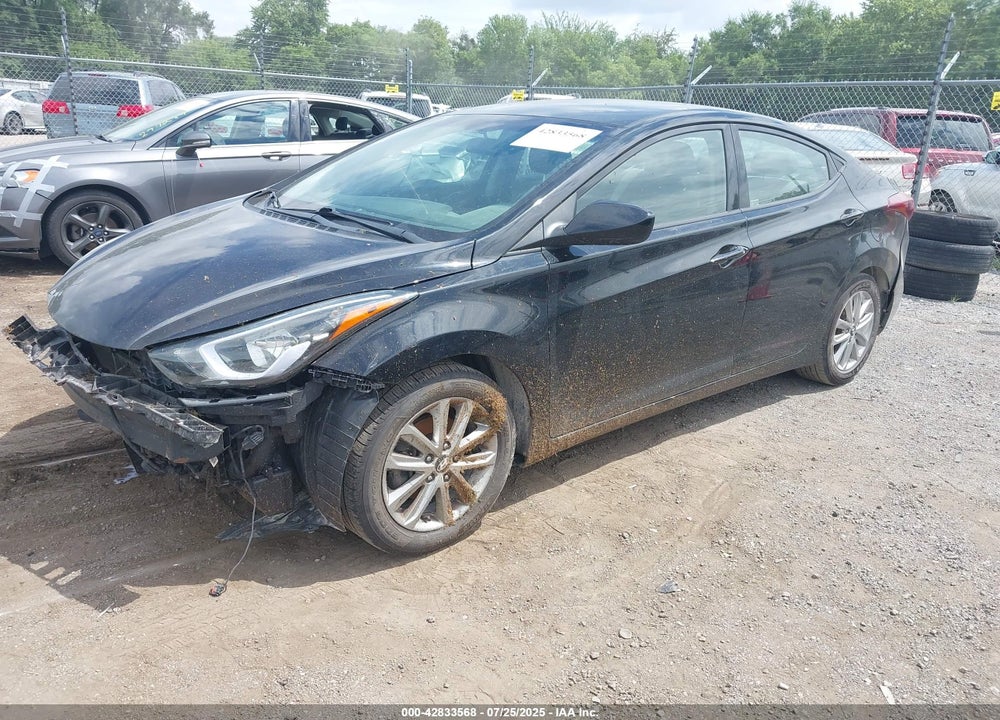 2014 HYUNDAI ELANTRA VIN: KMHDH4AEXEU041615