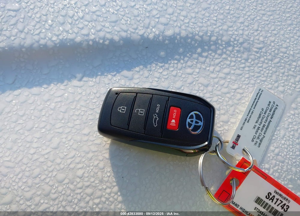 2024 TOYOTA HIGHLANDER VIN: 5TDABAA54RS001225