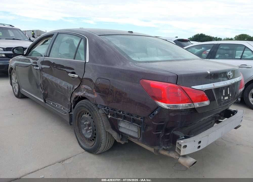 2011 TOYOTA AVALON VIN: 4T1BK3DB9BU372489