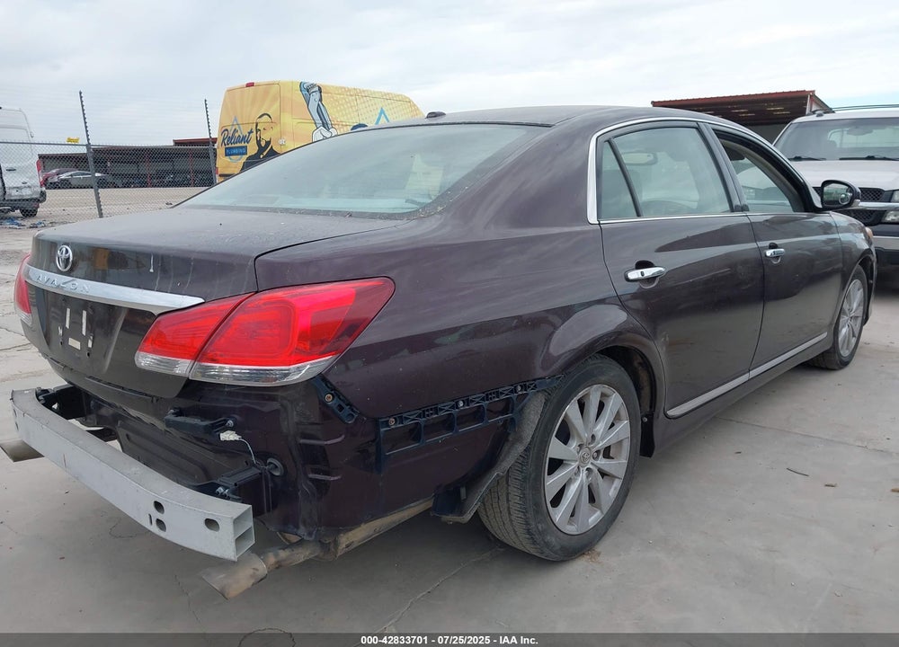 2011 TOYOTA AVALON VIN: 4T1BK3DB9BU372489