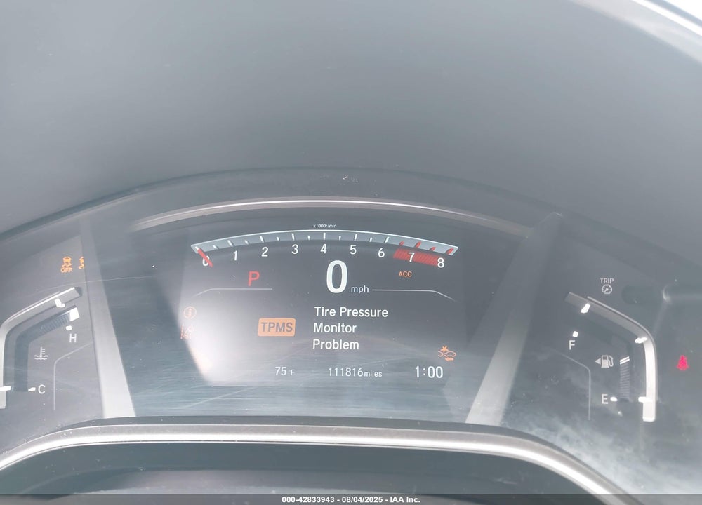 2017 HONDA CR-V TOURING VIN: 2HKRW2H97HH625692