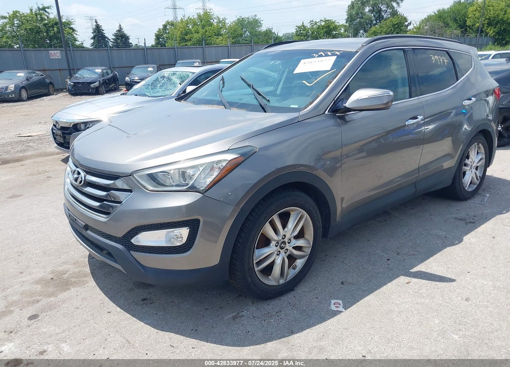 2013 HYUNDAI SANTA FE VIN: 5XYZU3LAXDG033458