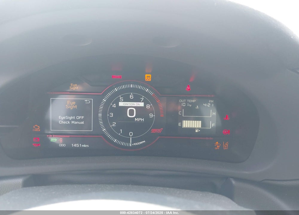 2025 SUBARU BRZ VIN: JF1ZDBS12S9700250
