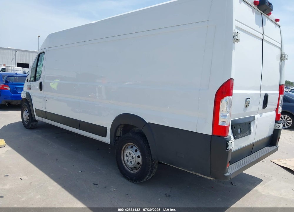2021 RAM PROMASTER 3500 CARGO VAN HIGH ROOF 159 WB EXT VIN: 3C6MRVJG9ME572754