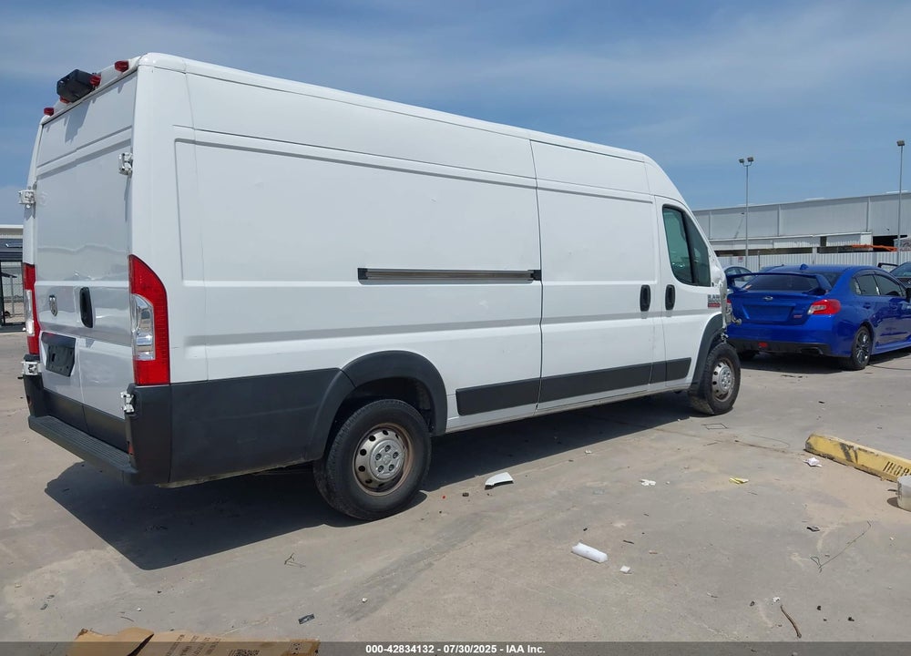 2021 RAM PROMASTER 3500 CARGO VAN HIGH ROOF 159 WB EXT VIN: 3C6MRVJG9ME572754